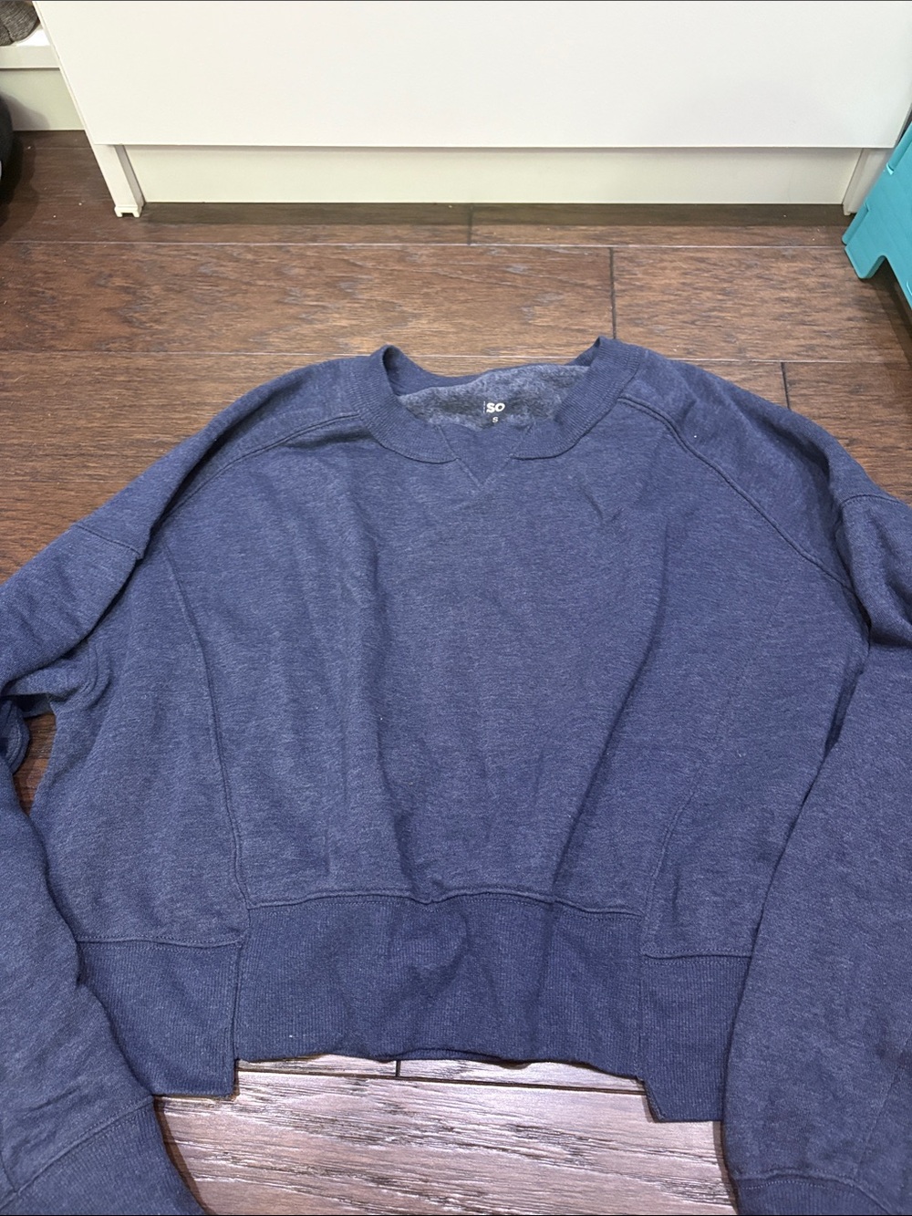 Casual Navy Woman Sweatshirt